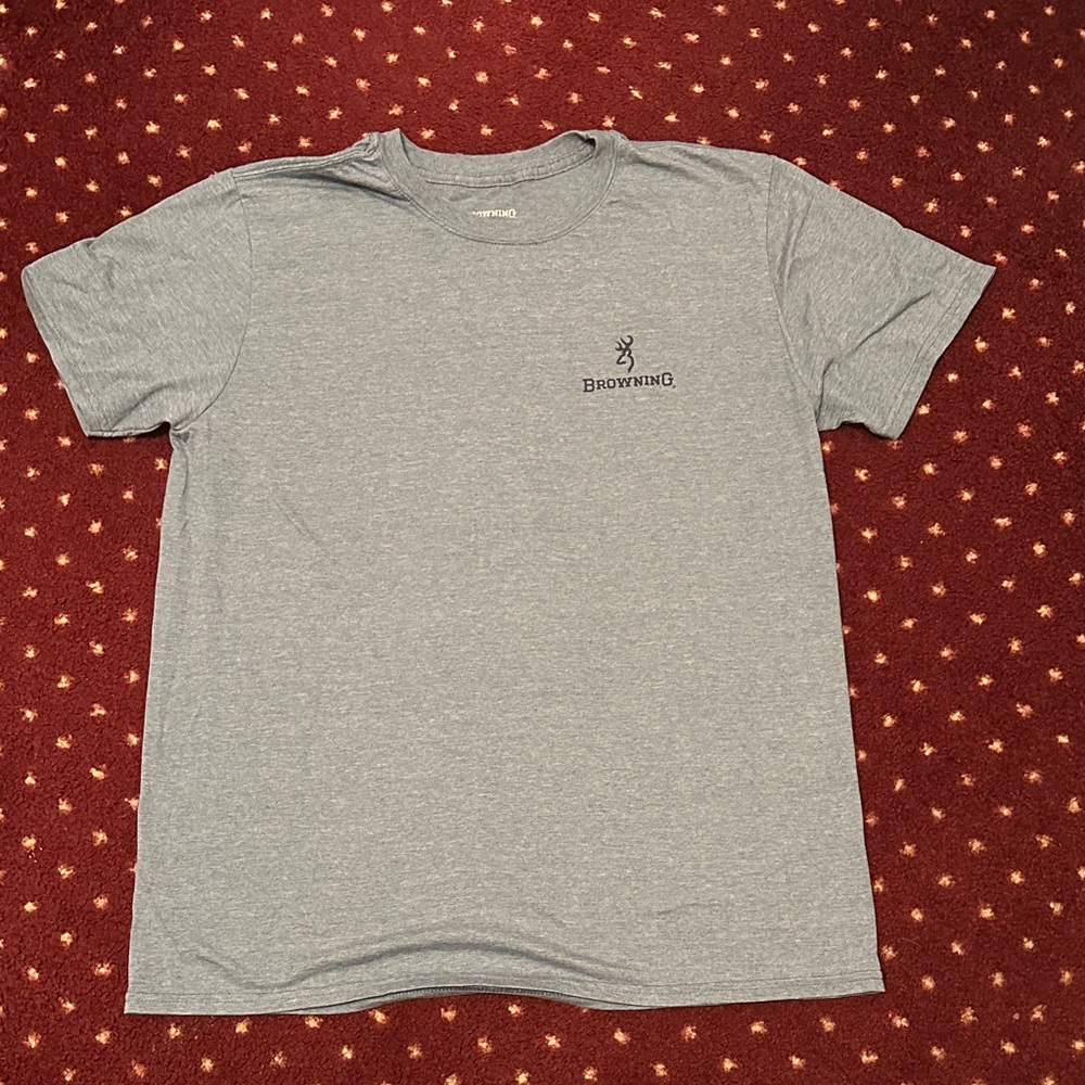 Browning Heather Blue Short Sleeve Tee